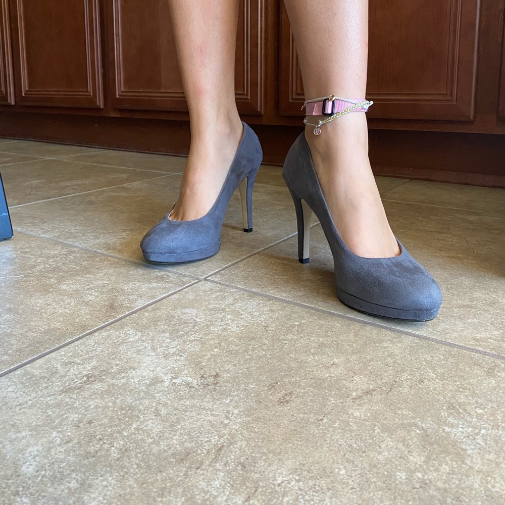 H & M Grey Heels
